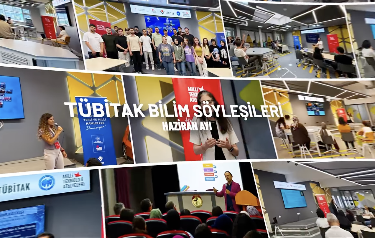 We continued to bring science together with diverse segments of society in June through our TÜBİTAK Science Talks! 🤗